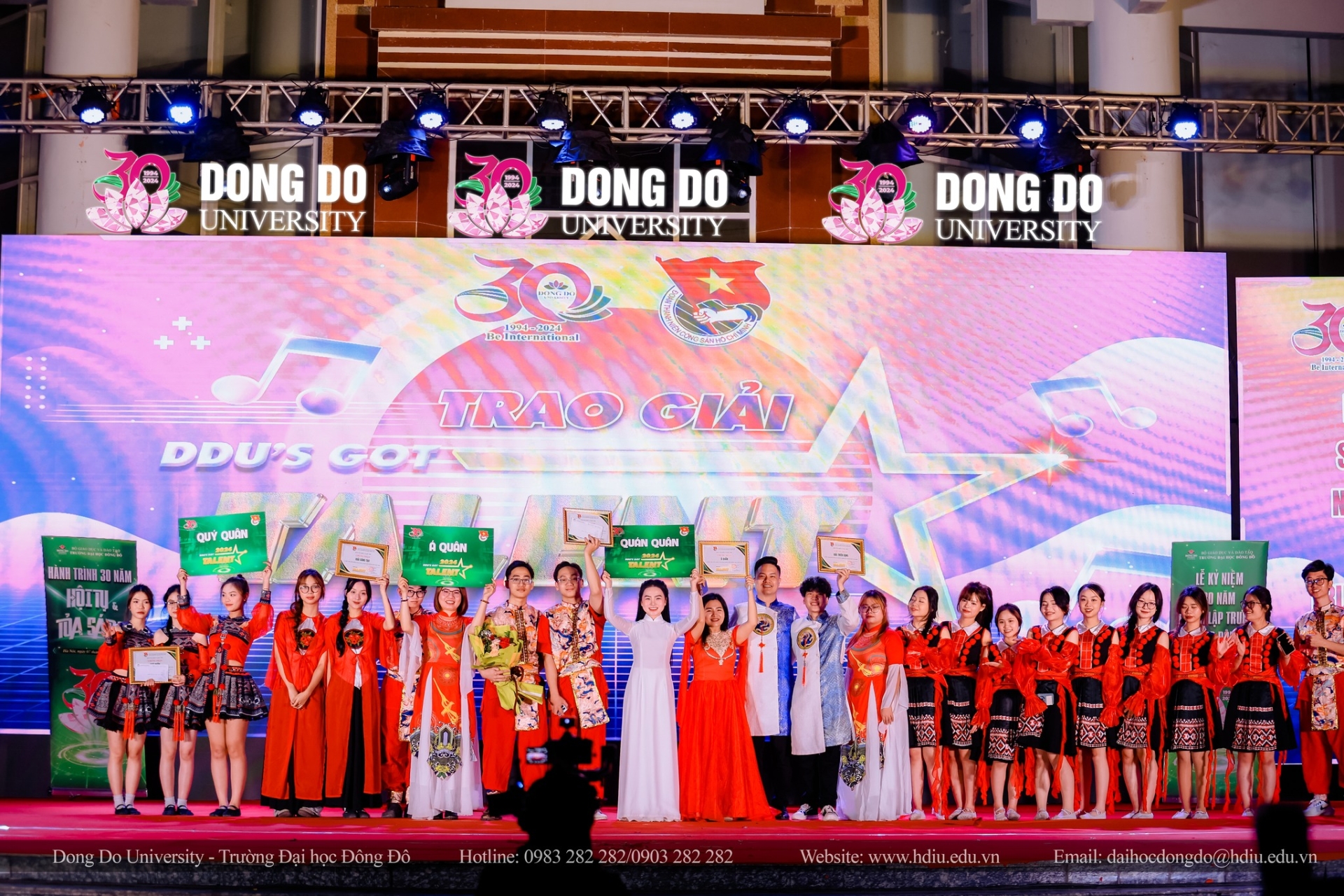 CHÀO TÂN SINH VIÊN KHÓA 29, HỘI TRẠI SINH VIÊN VÀ CHUNG KẾT CUỘC THI DDU'S GOT TALENT